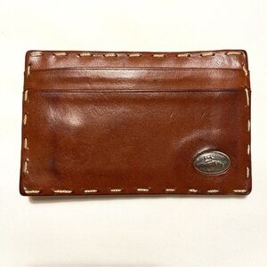 Tommy Bahama Men’s Burnished Italian Leather Wallet/Cardholder w/ Money Clip